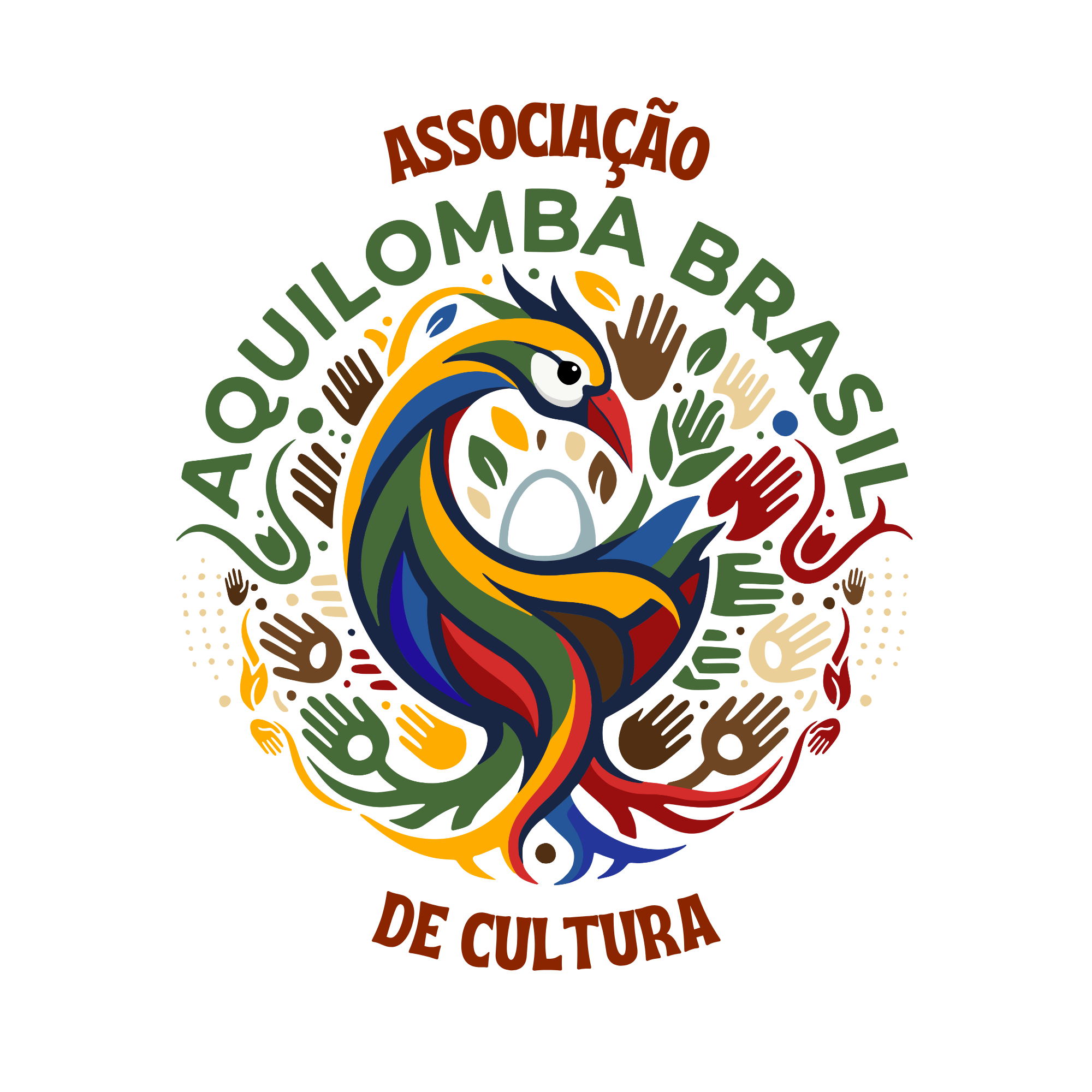 Símbolo Sankofa da Aquilomba Brasil